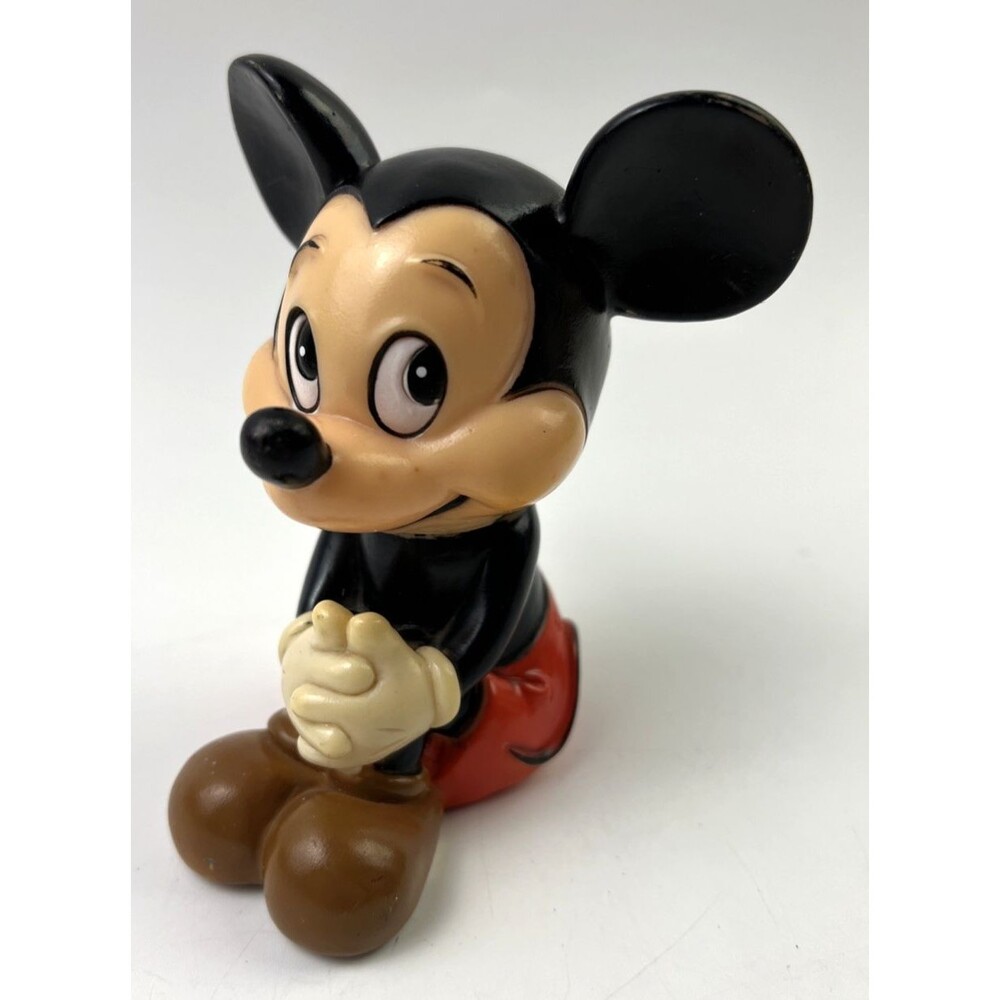 Vintage Mickey Mouse Money Bank Made in Korea By Walt Disney Productions BELOW: